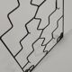 Vintage hand welded one of a kind structural steel coat rack