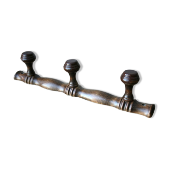 Vintage hook wall coat rack