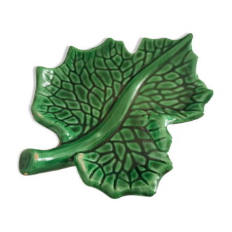 Green leaf trinket bowl by Vallauris