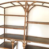 Rattan shelf