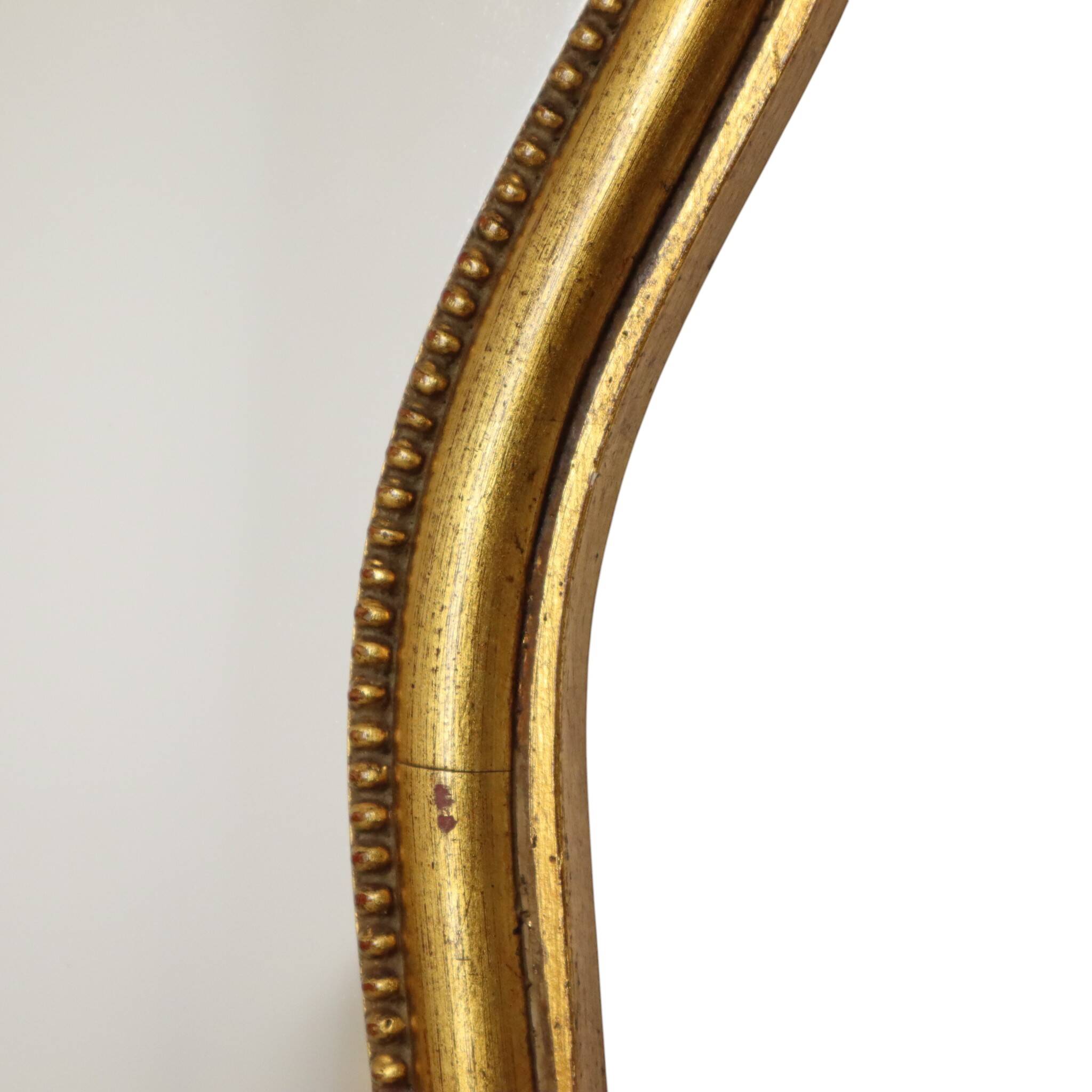 Miroir en bois de style baroque doré français classique 54 cm