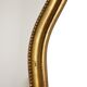 Miroir en bois de style baroque doré français classique 54 cm