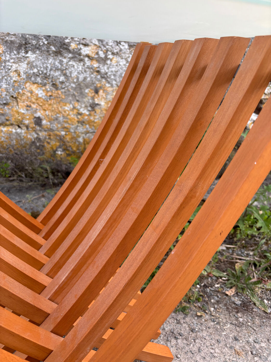 IKEA 90s side table / magazine rack in Ekeberg beech