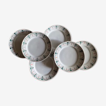 K&G Luneville "Succao" dessert plates