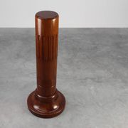 Sculptural Art Deco solid Wooden Pedestal, France ca. 1925