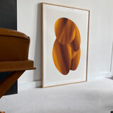 Golden velvet Art Print
