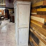 Small antique pine wardrobe - Late 19th century