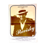 Original movie poster " Stavisky "1974 Jean-Paul Belmondo,Annie Duperey...