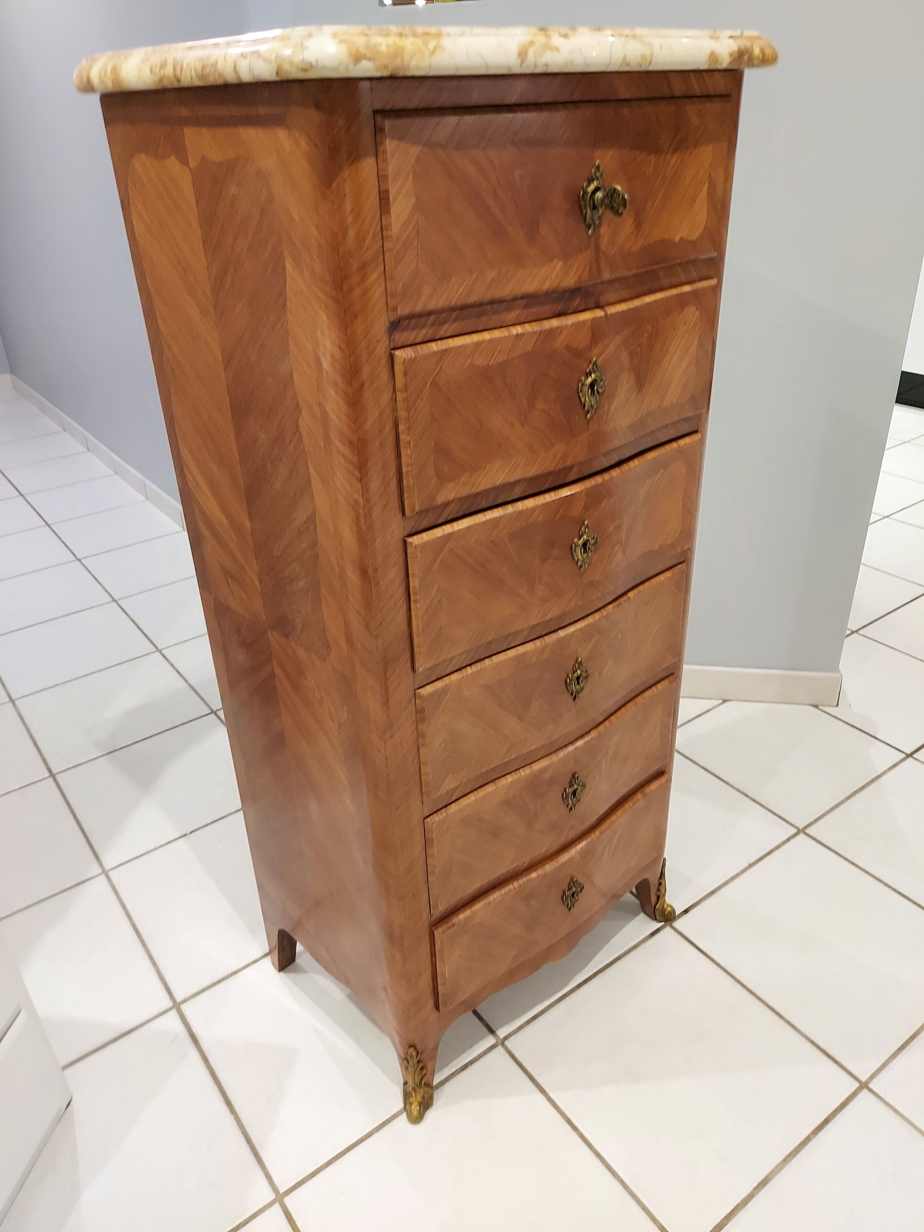 Weekly Louis XV rosewood mid XXeme