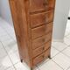 Semainier Louis XV en bois de rose milieu XXeme