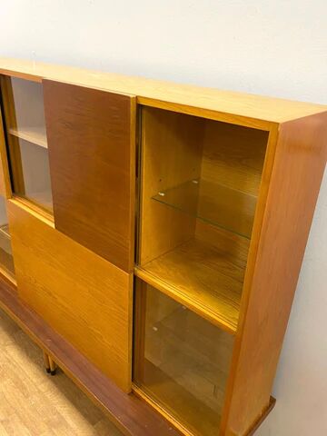 Retro cabinet / bookcase, Brussels style, 1960s