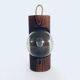 Brutalist wooden table or wall lamp attributed to Temde Leuchten, Switzerland, 1960s.