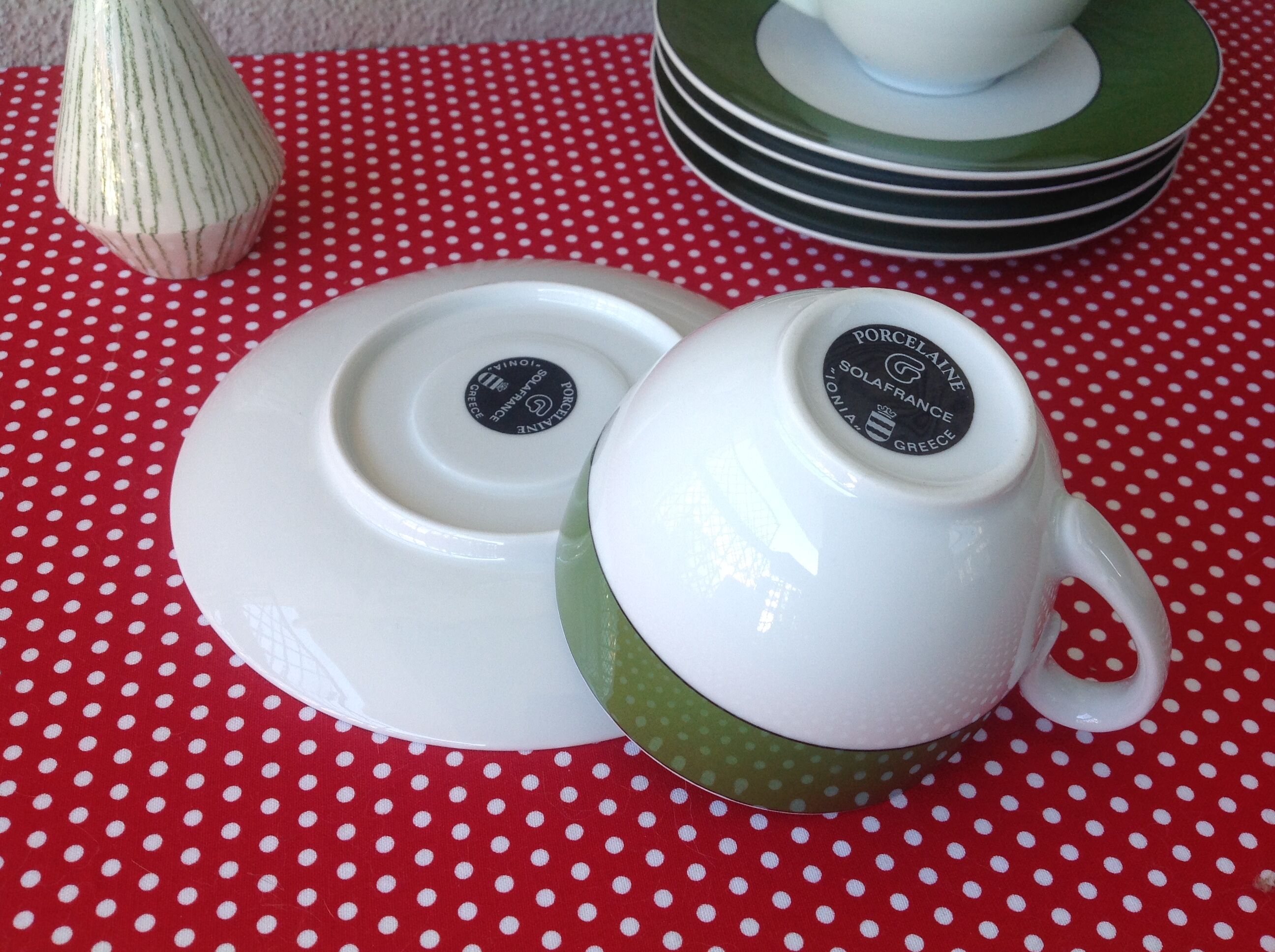 Solafrance porcelain tea service