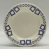 Lot de 6 assiettes plates faïence « P.B. Rochechouart -Limoges- Modèle Anna »