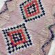 Moroccan carpet boujad pink - 102 x 300 cm