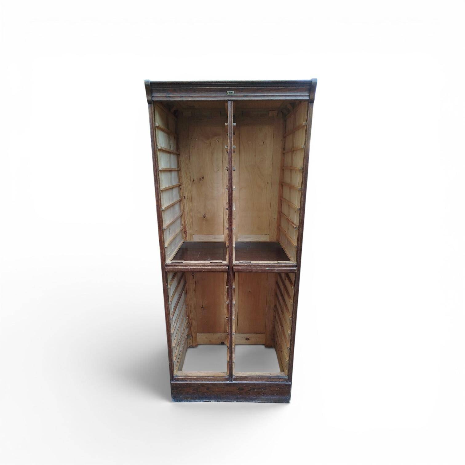 Archive furniture in oak S.M.V., Denmark 1920s–40s