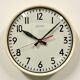 Vintage Beige School Wall Clock from Van Doorn, 1960s
