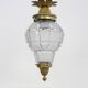 Louis XV style Hall lantern in bronze and glass globe. Around 1920