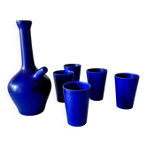Vintage orangeade service by André Baud, Vallauris, 1960s