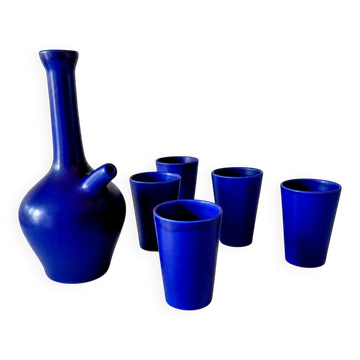 Service à orangeade vintage de André Baud, Vallauris, 1960s