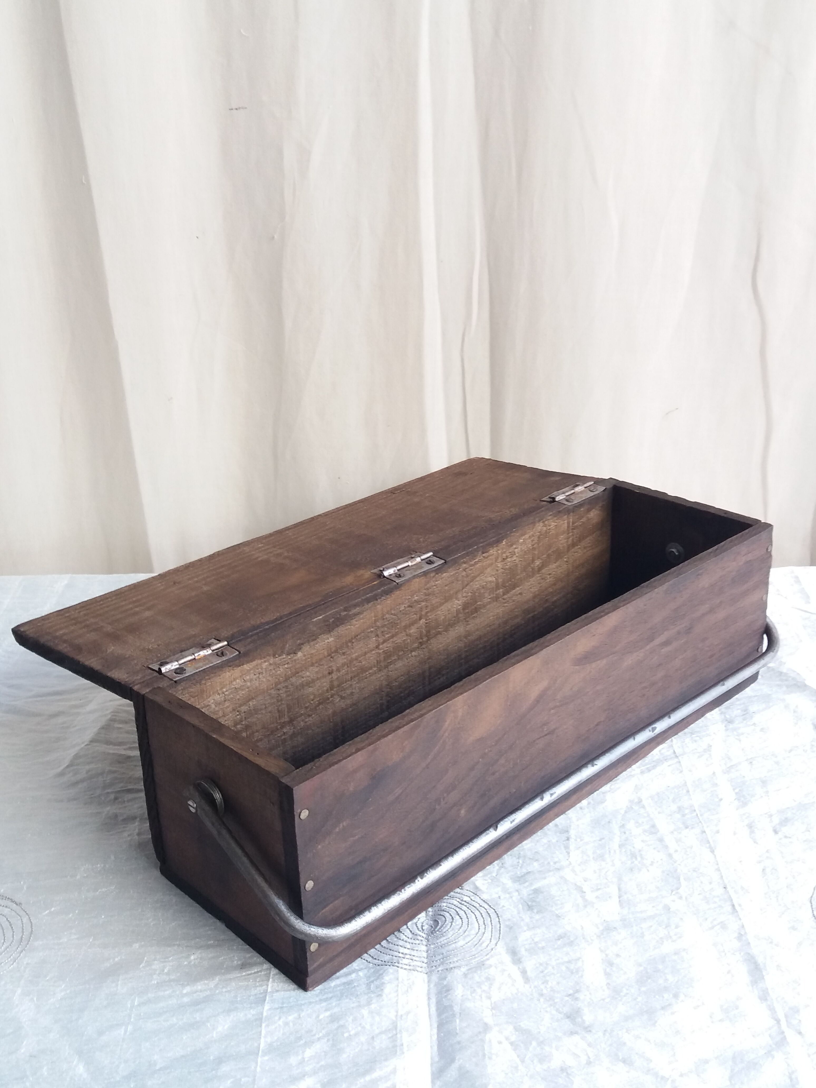 Old wooden box