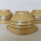 3 ear bowls in Sarreguemines sandstone
