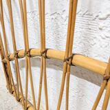 Vintage rattan headboard - single