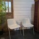Pair of vintage Wilkhahn chairs, fibreglass shell, aluminium, 1970.