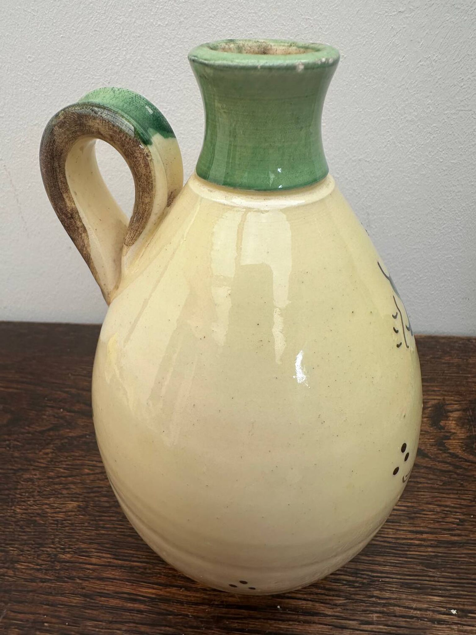 Pichet Pottery Grain De Sel - Pottery from Provence, France - Olive Decor