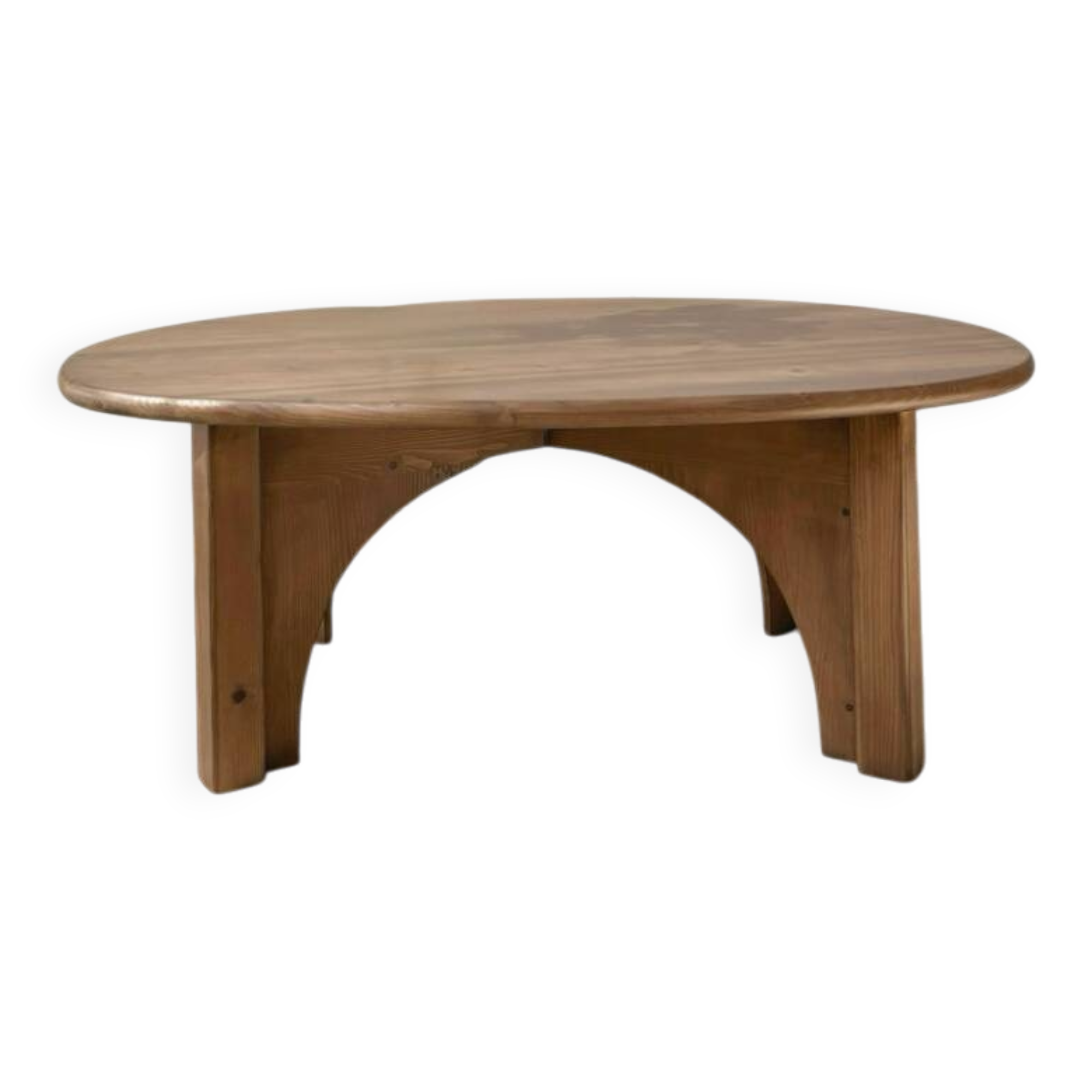 Renovated solid wood designer coffee table