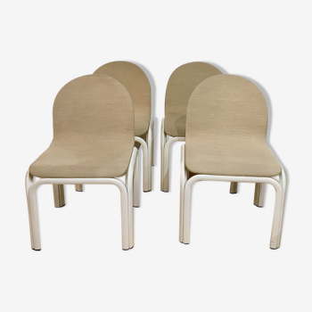 Suite de 4 chaises de Gae Aulenti pour Knoll