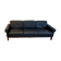 Midcentury leather and teak "Gotland" sofa, Ikea, Sweden, 1967