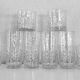 Set verres reliefs BP années 70