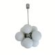 Space Age Sputnik Chandelier with 8 Glass Globes from 1960s
