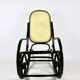 Vintage Black Rocking Chair attributed to Michael Thonet