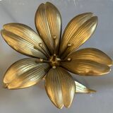 Cendrier fleur laiton