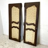 Pair of solid oak cabinet doors