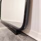 1920s Art Deco Black Mirror - Large Architectural Frame