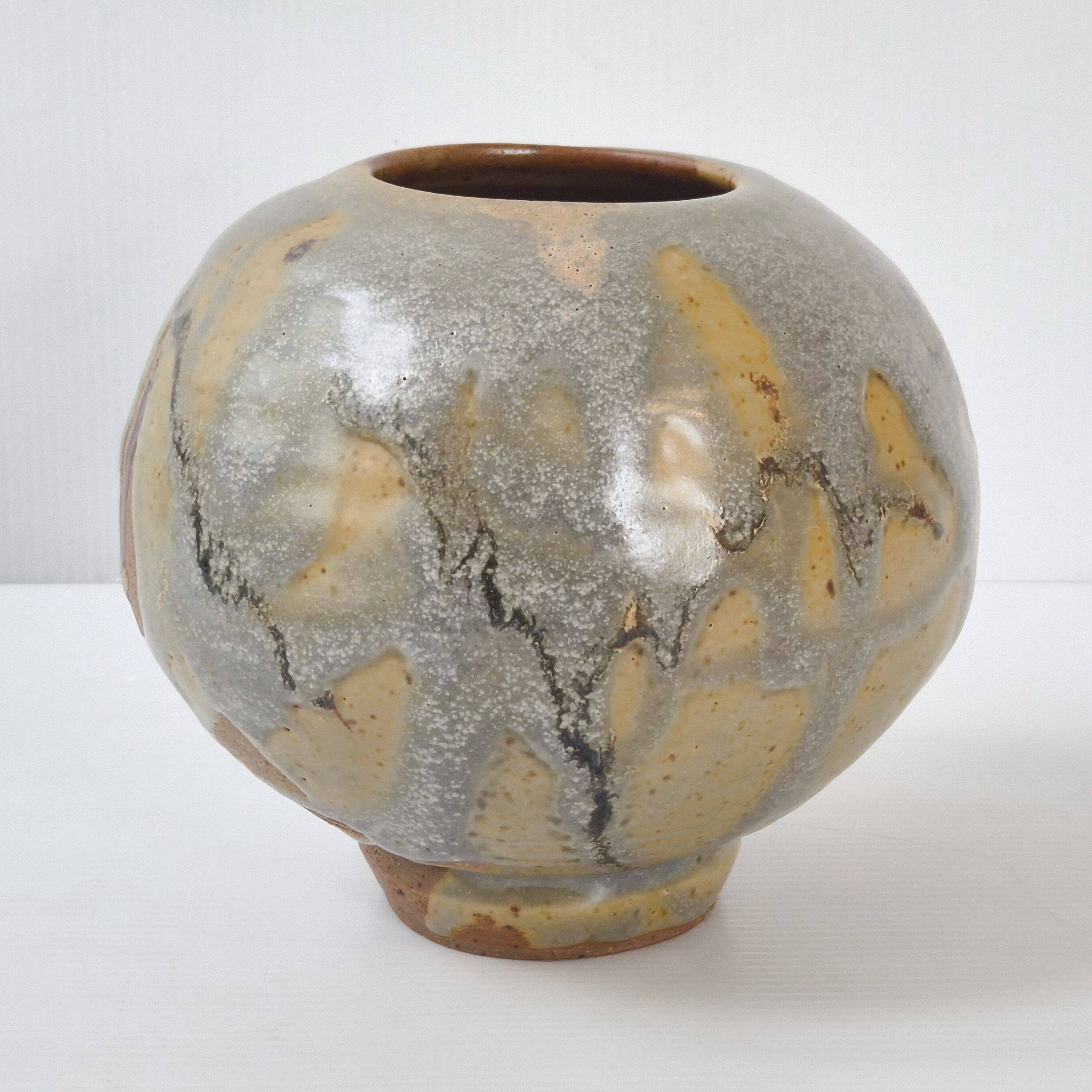 1940s vintage stoneware vase