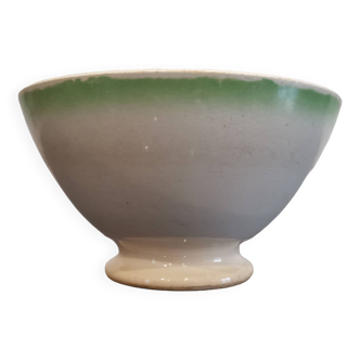 Old porcelain bowl "Moulin des loups" ceramics from Saint-Amand