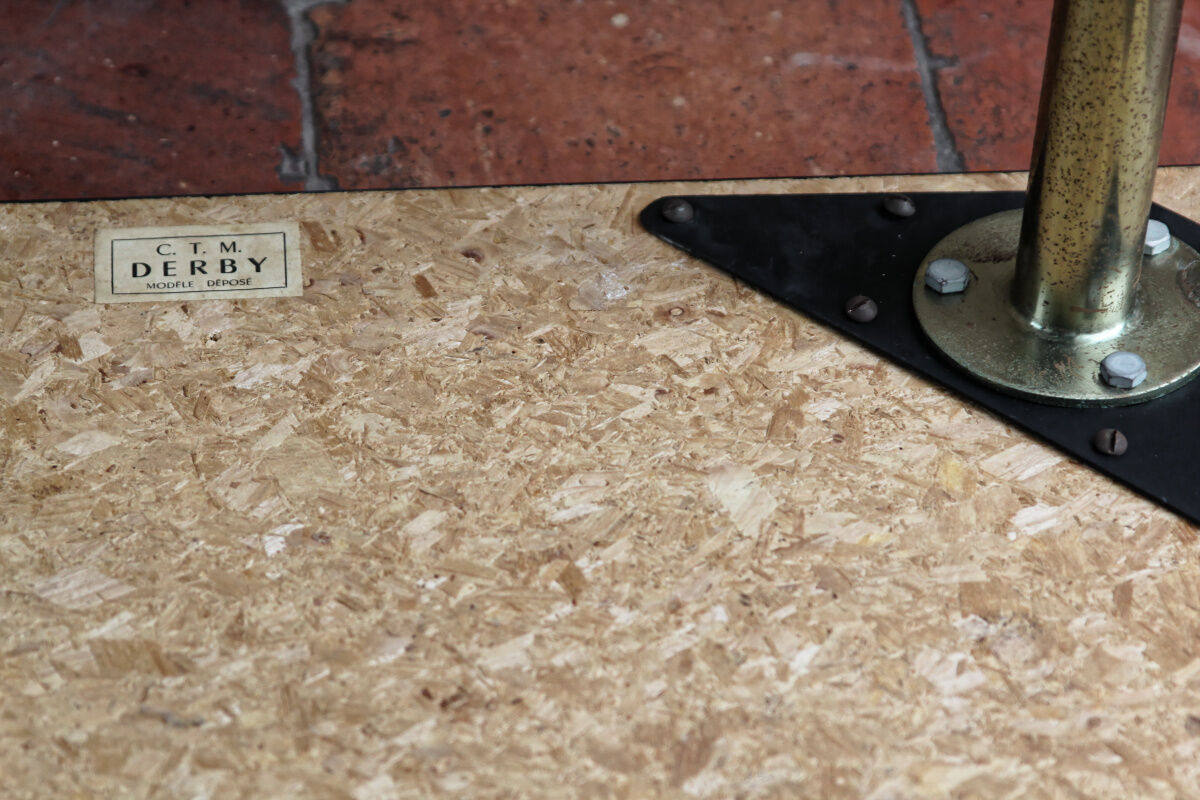 Metal rolling table, 60s