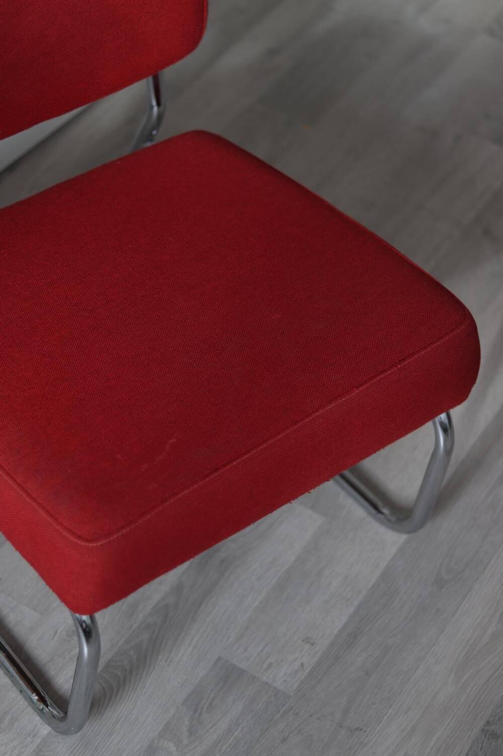 Vintage red armchair