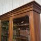 Victorian 19th-century mahogany two-body library