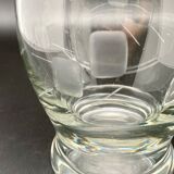 Patterned pitcher in worked glass