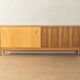 Classic sideboard Type 9F from the 1950s by WK Möbel, "Architekt-Satink" series