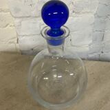 Carafe vintage en verre soufflé