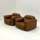 De Sede DS-101 camel brown vintage armchairs