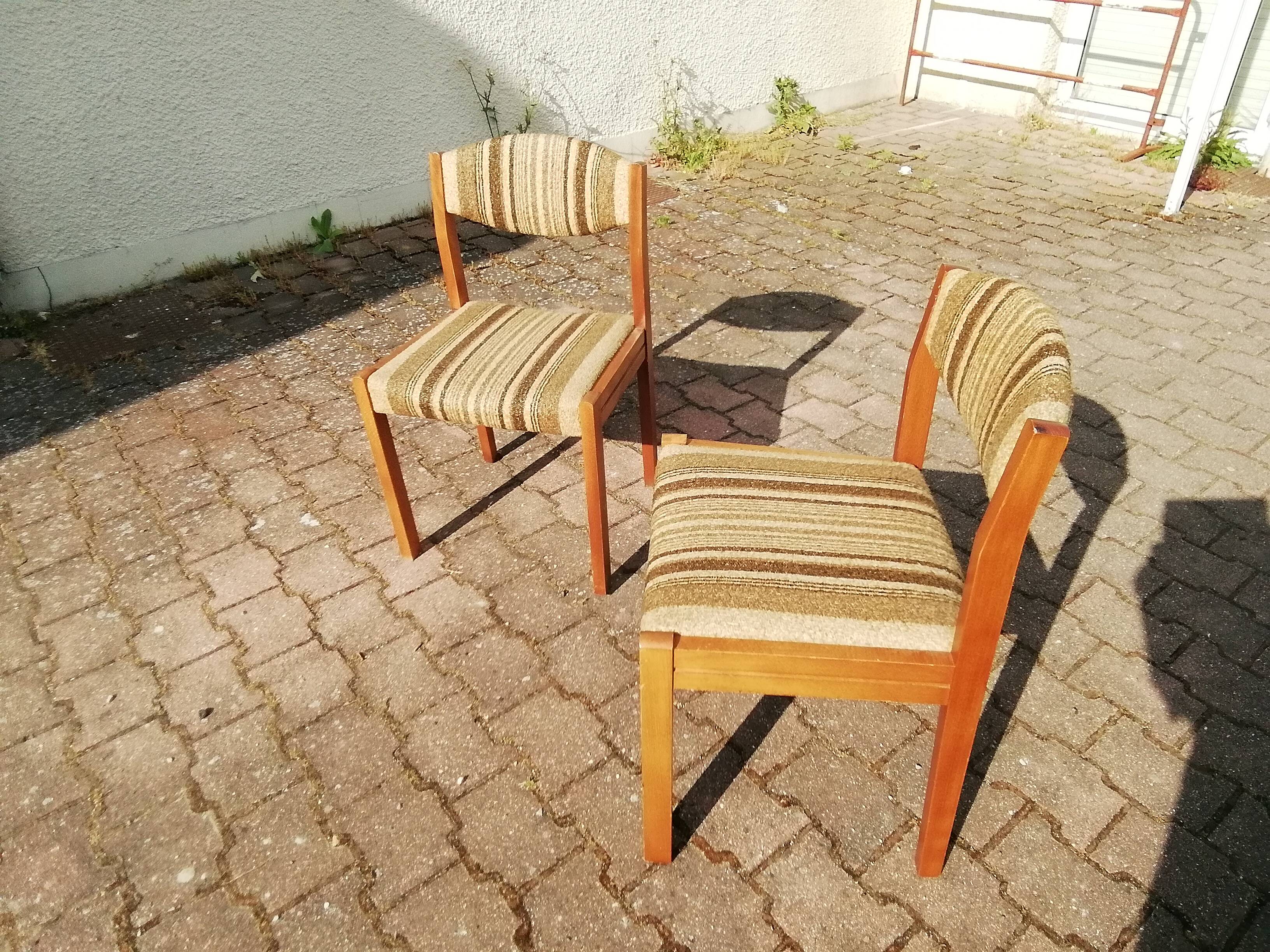 Vintage beech chairs - batch of 2
