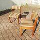Chaises vintage en hètre - lot de 2