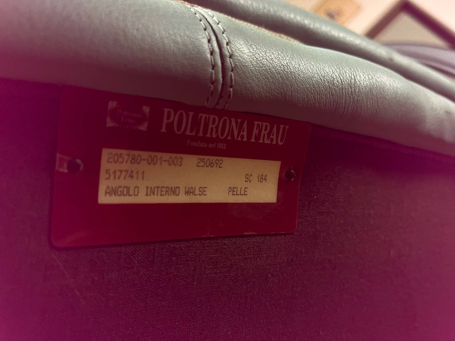 Poltrona sofa Frau tito agnoli